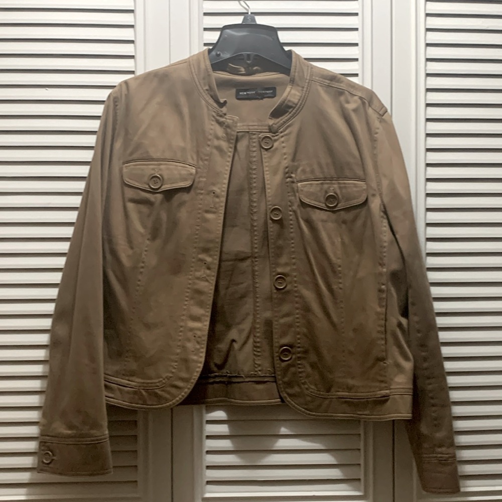 Brown jacket and pants